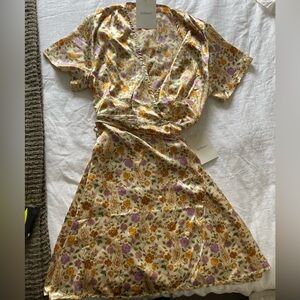 Bohme silk wrap dress